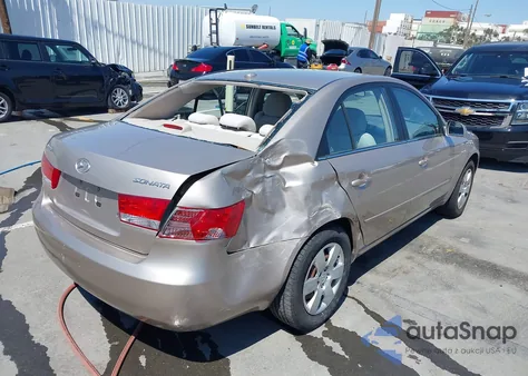 2008 Hyundai Sonata Gls from USA, damaged, VIN 5NPET46C58H344802